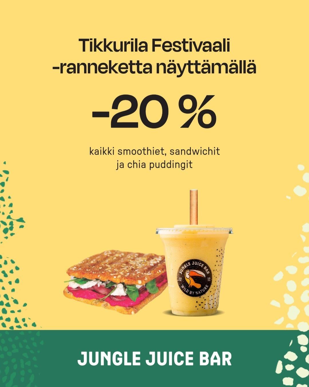 TIKKURILA FESTIVAALI RANNEKETTA NÄYTTÄMÄLLÄ -20%